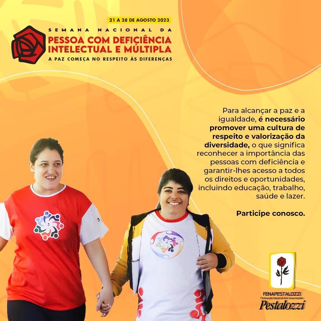 Semana Nacional da Pessoa com Deficiência Intelectual e Múltipla